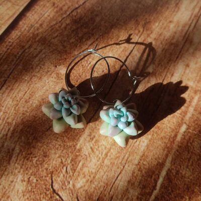 Succulent Earrings