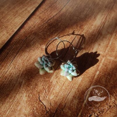Succulent Earrings