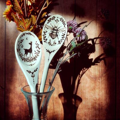 Wood Burned Spoon